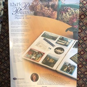 Creative Memories page protectors, 12x15. 16 sheet